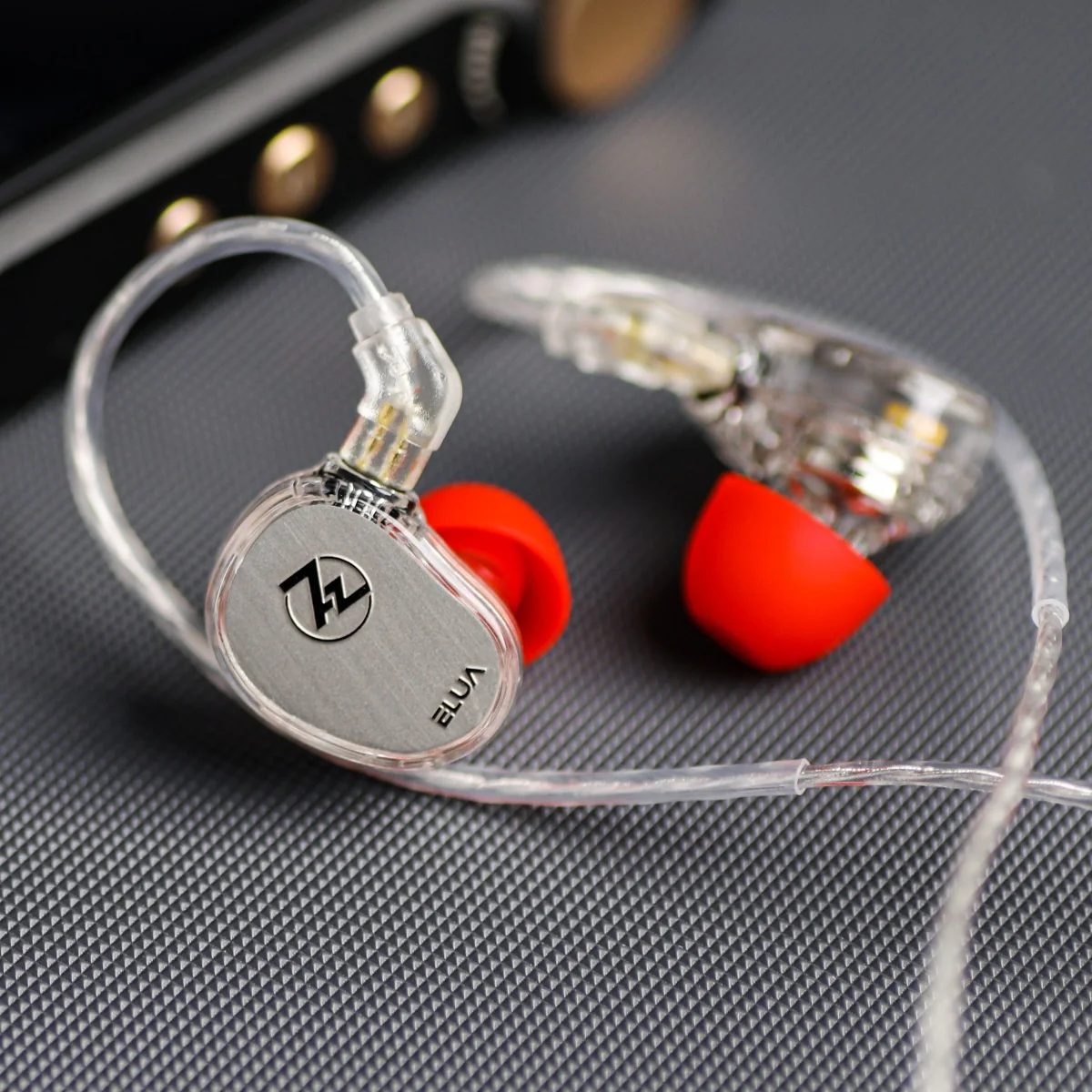 IEM with cable attached