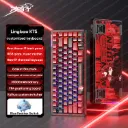 LINGBAO K75 Tri-Mode Hot Swappable Mechanical Gaming Keyboard