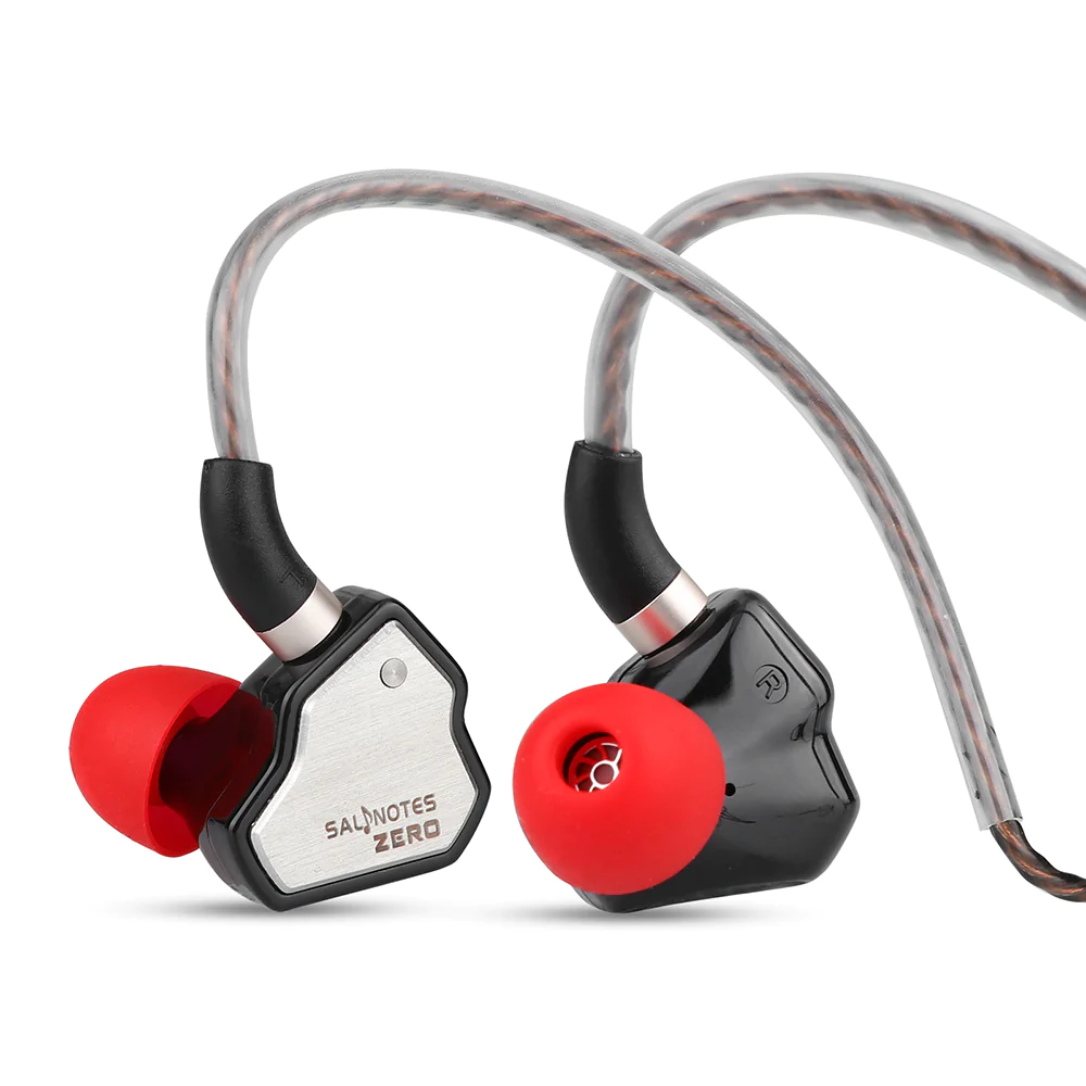 7HZ Salnotes Zero HiFi 10mm Dynamic Driver In Ear Earphone -With Mic (Black, 3.5mm)