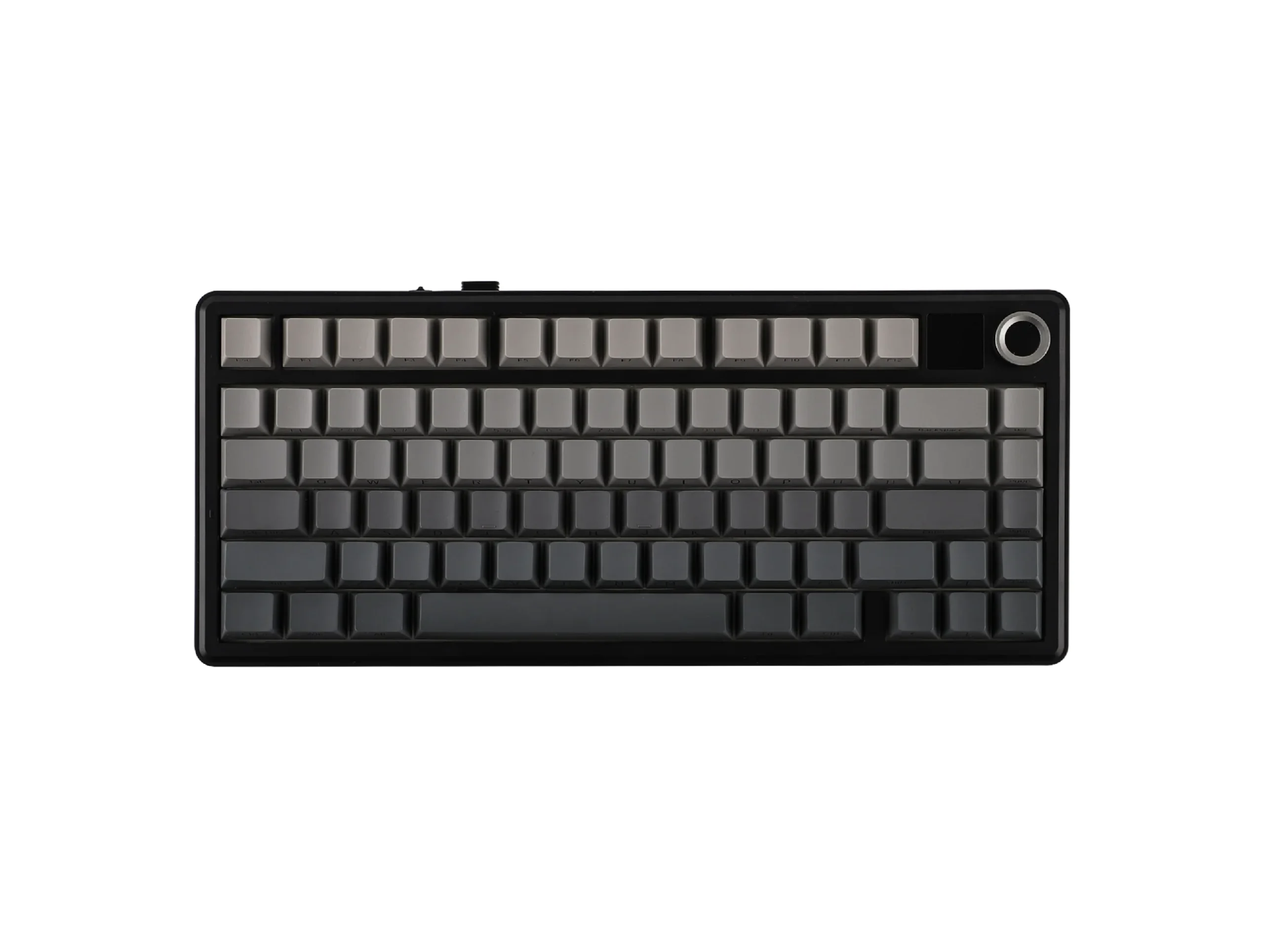 AULA F75 MAX Tri-Mode Wireless Gasket Mechanical Keyboard with TFT Screen and Knob - Gradient Black