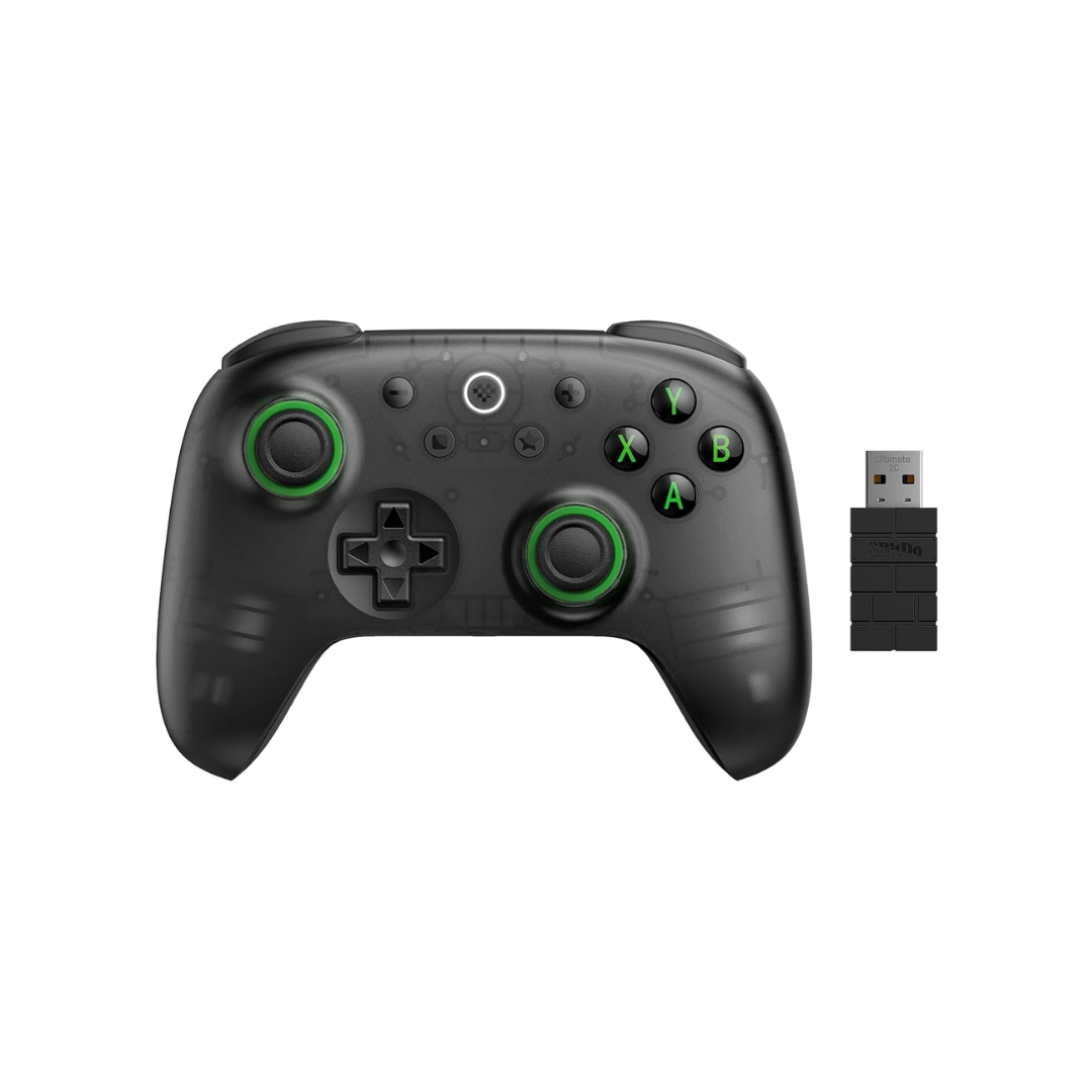 8BitDo Ultimate 2C Tri-Mode Wireless Controller - Black Transparent
