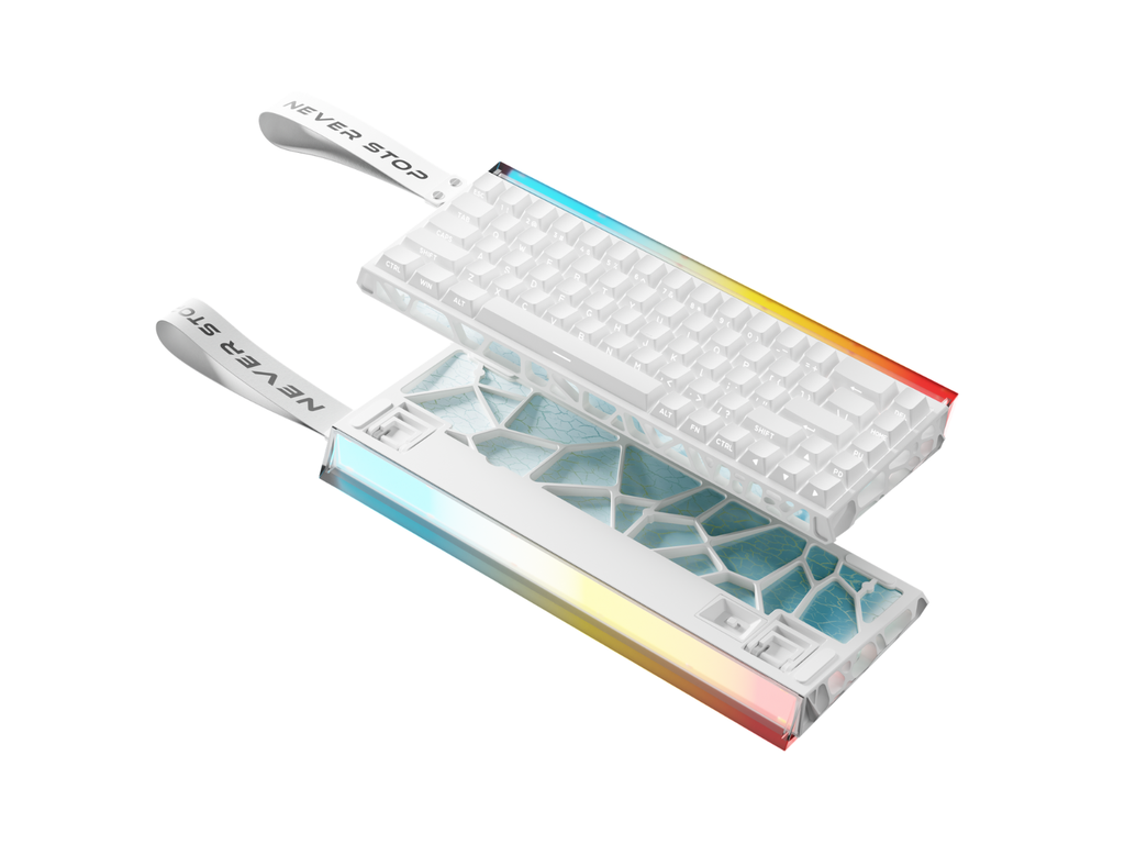 EWEADN DK68 STAR HE Wired Mechanical Keyboard - White